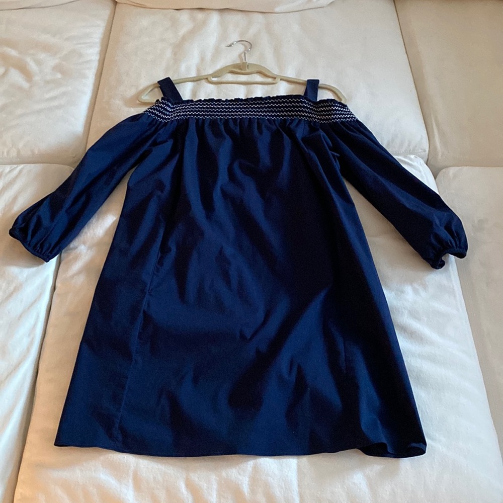 Shoshanna Navy Sangah Dress